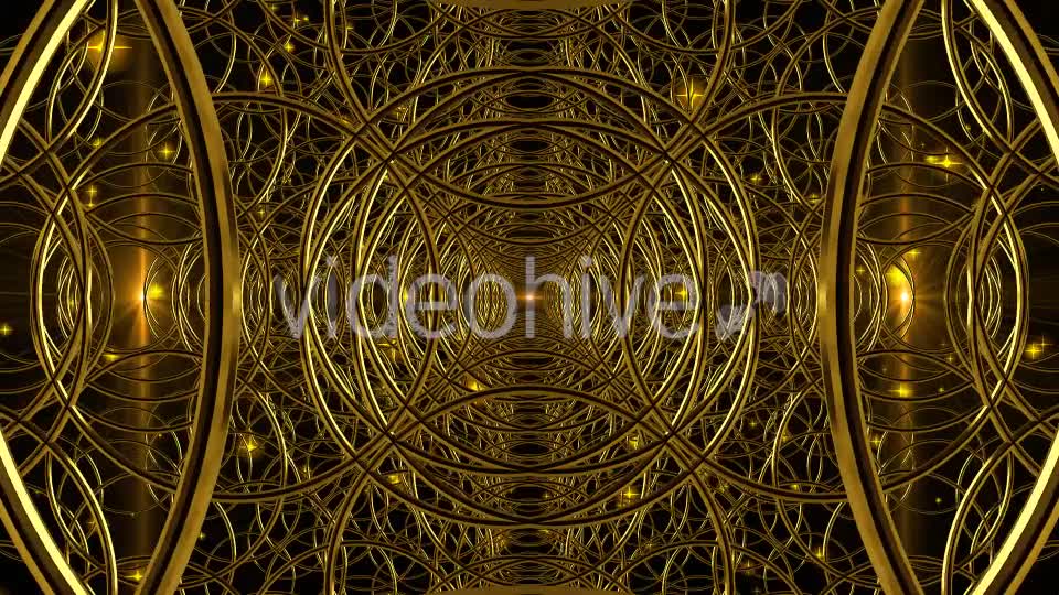 Openwork Golden Tunnel Videohive 20753474 Motion Graphics Image 6