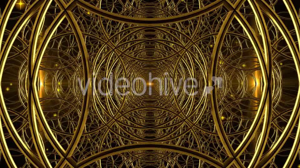 Openwork Golden Tunnel Videohive 20753474 Motion Graphics Image 7