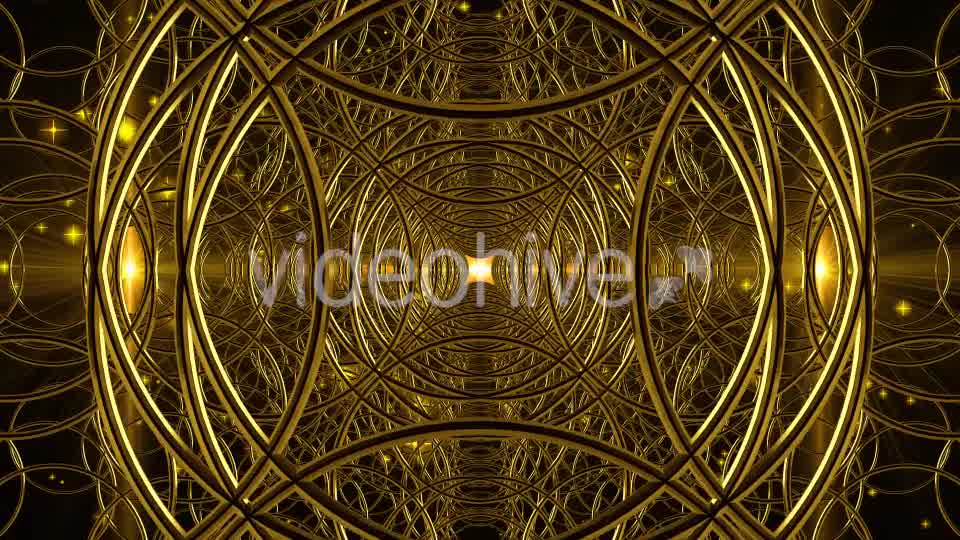 Openwork Golden Tunnel Videohive 20753474 Motion Graphics Image 8