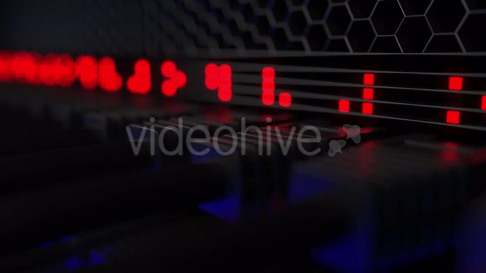 Operating Servers and Flashing Red Lamps Videohive 20286216 Motion Graphics Image 2