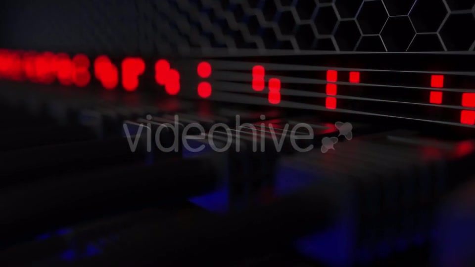 Operating Servers and Flashing Red Lamps Videohive 20286216 Motion Graphics Image 5