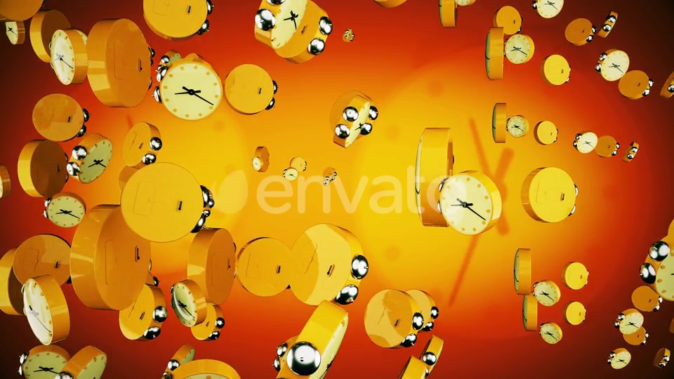 Orange Alarm Clocks Videohive 22570423 Motion Graphics Image 5