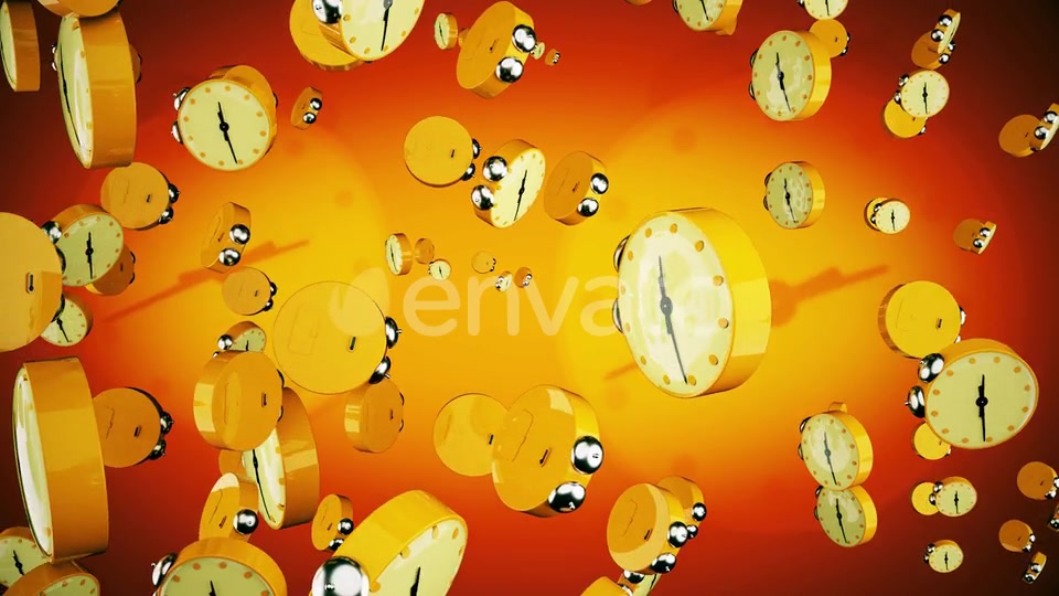 Orange Alarm Clocks Videohive 22570423 Motion Graphics Image 6