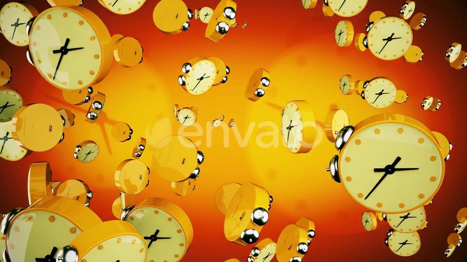 Orange Alarm Clocks Videohive 22570423 Motion Graphics Image 7