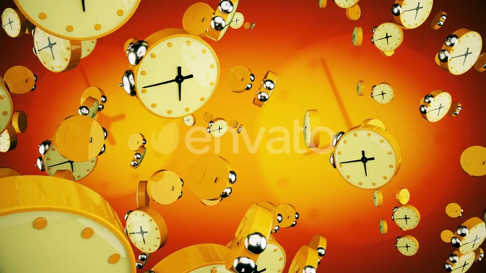 Orange Alarm Clocks Videohive 22570423 Motion Graphics Image 8