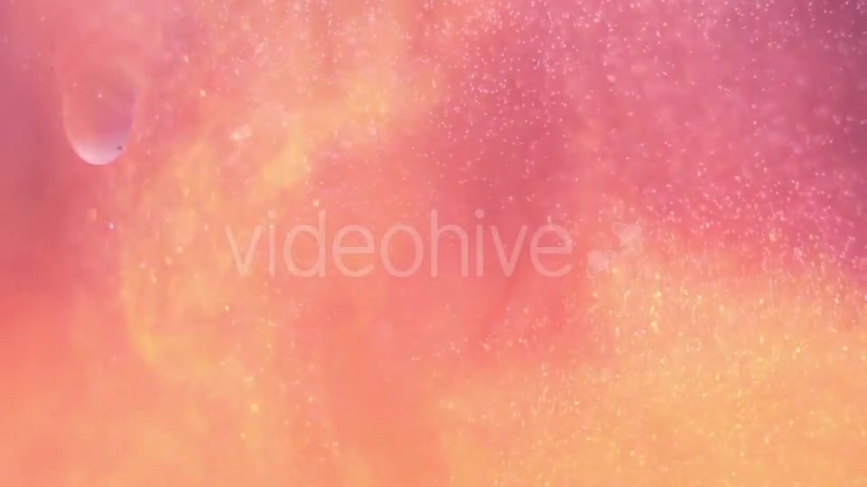 Orange Paint Dripping a Drop In Water Videohive 16938007 Motion Graphics Image 4