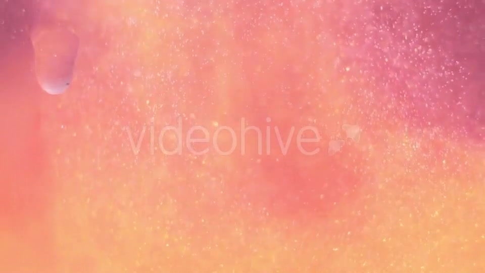 Orange Paint Dripping a Drop In Water Videohive 16938007 Motion Graphics Image 5