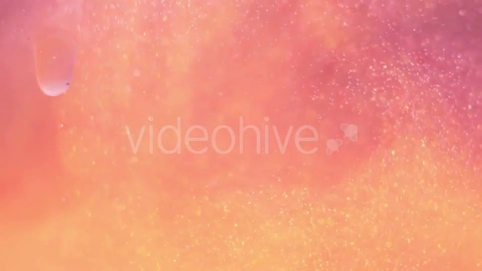 Orange Paint Dripping a Drop In Water Videohive 16938007 Motion Graphics Image 6