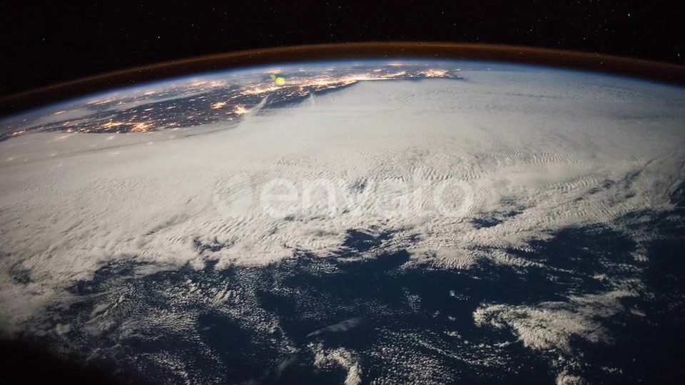 Orbiting Over Planet Earth in Real Time at Night Videohive 23752791 Motion Graphics Image 7
