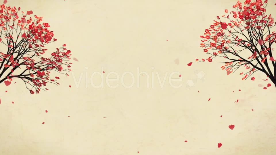 Oriental Plum Blossom Background Videohive 21234868 Motion Graphics Image 2