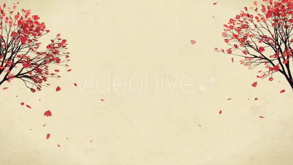 Oriental Plum Blossom Background Videohive 21234868 Motion Graphics Image 4