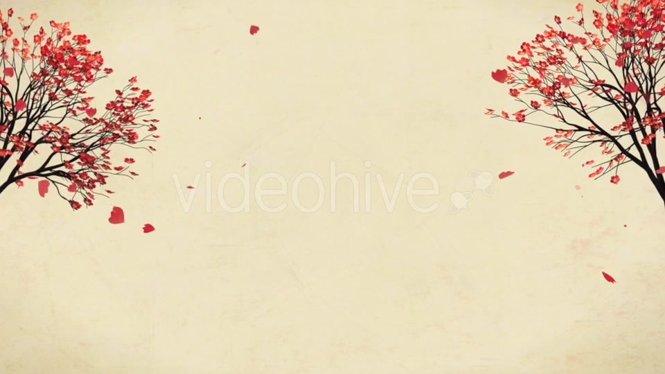 Oriental Plum Blossom Background Videohive 21234868 Motion Graphics Image 7