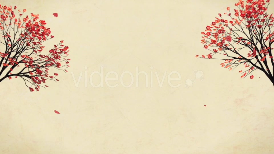 Oriental Plum Blossom Background Videohive 21234868 Motion Graphics Image 9