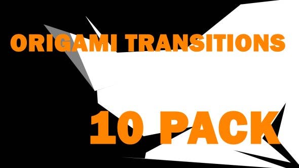 Origami Style Transitions Pack - 20212606 Videohive Download