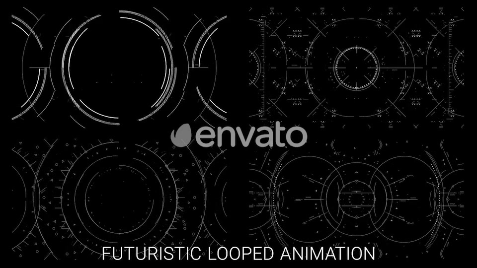 Pack 20 Looped Hi Tech Sight Elements HD Videohive 22077703 Motion Graphics Image 10
