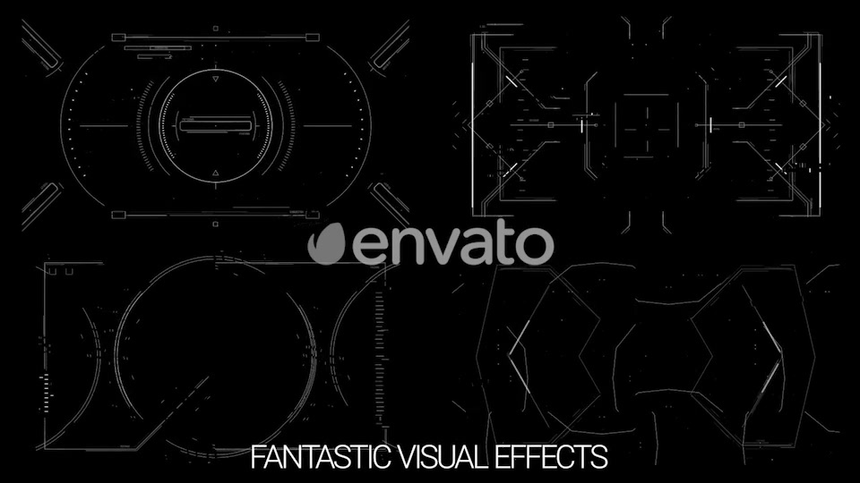 Pack 20 Looped Hi Tech Sight Elements HD Videohive 22077703 Motion Graphics Image 6