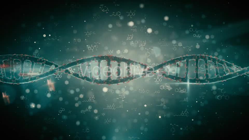 Pack Backgrounds Futuristic DNA Strands Looped HD Videohive 21035223 Motion Graphics Image 1