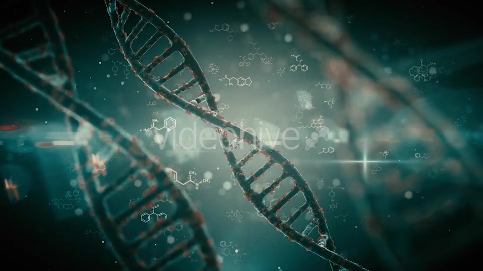 Pack Backgrounds Futuristic DNA Strands Looped HD Videohive 21035223 Motion Graphics Image 5
