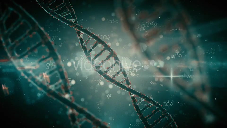 Pack Backgrounds Futuristic DNA Strands Looped HD Videohive 21035223 Motion Graphics Image 6