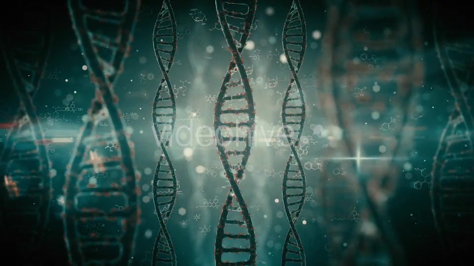 Pack Backgrounds Futuristic DNA Strands Looped HD Videohive 21035223 Motion Graphics Image 7