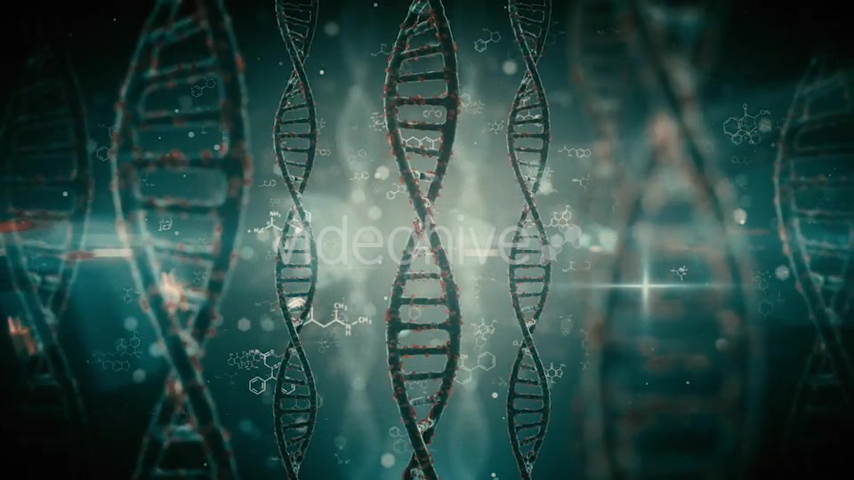 Pack Backgrounds Futuristic DNA Strands Looped HD Videohive 21035223 Motion Graphics Image 8