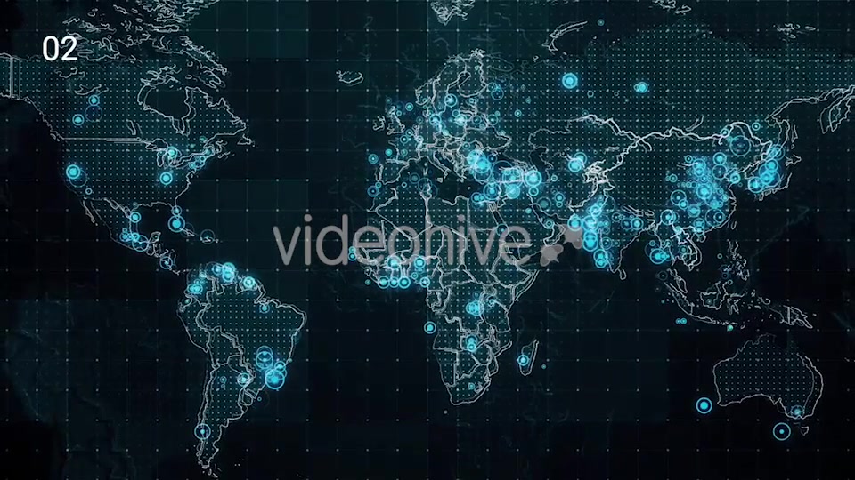 Pack Diagrams Decrease on the World Map 4K Videohive 18509157 Motion Graphics Image 6