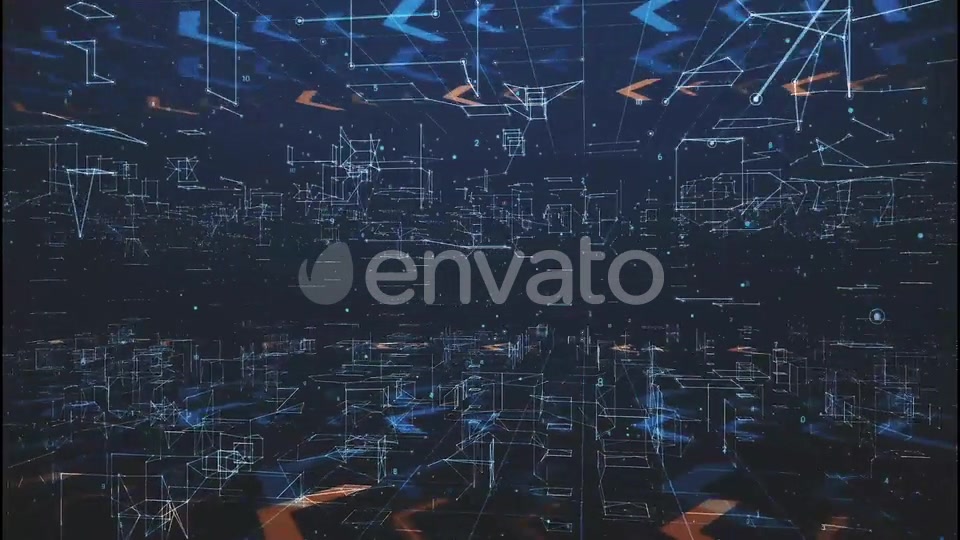 Pack Digital Hi Tech Buildings Looped Backgrounds Videohive 23357487 Motion Graphics Image 11