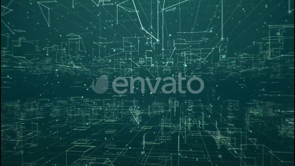 Pack Digital Hi Tech Buildings Looped Backgrounds Videohive 23357487 Motion Graphics Image 6
