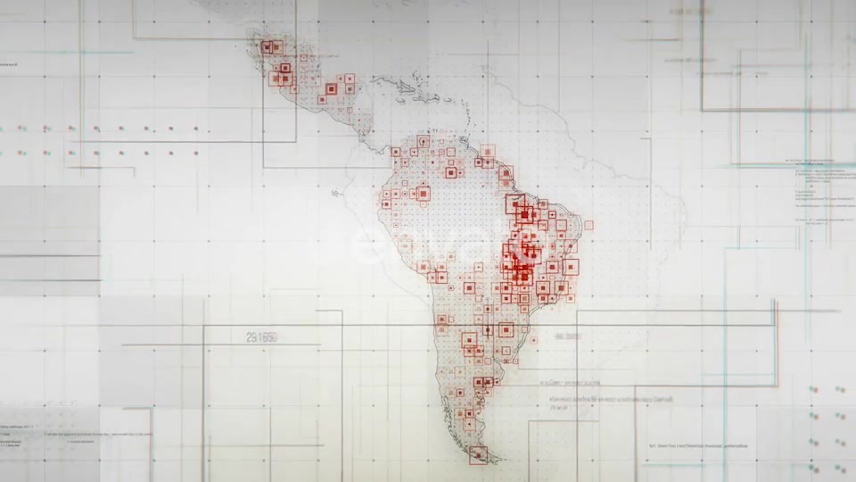Pack Latin America Maps with Lines Rollback Camera HD Videohive 21999801 Motion Graphics Image 3