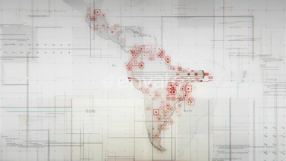 Pack Latin America Maps with Lines Rollback Camera HD Videohive 21999801 Motion Graphics Image 4