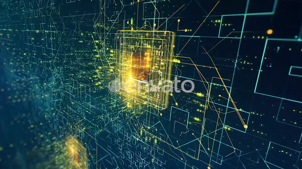 Pack Looped Chip Graphics Technological Backgrounds 4K Videohive 21872414 Motion Graphics Image 9