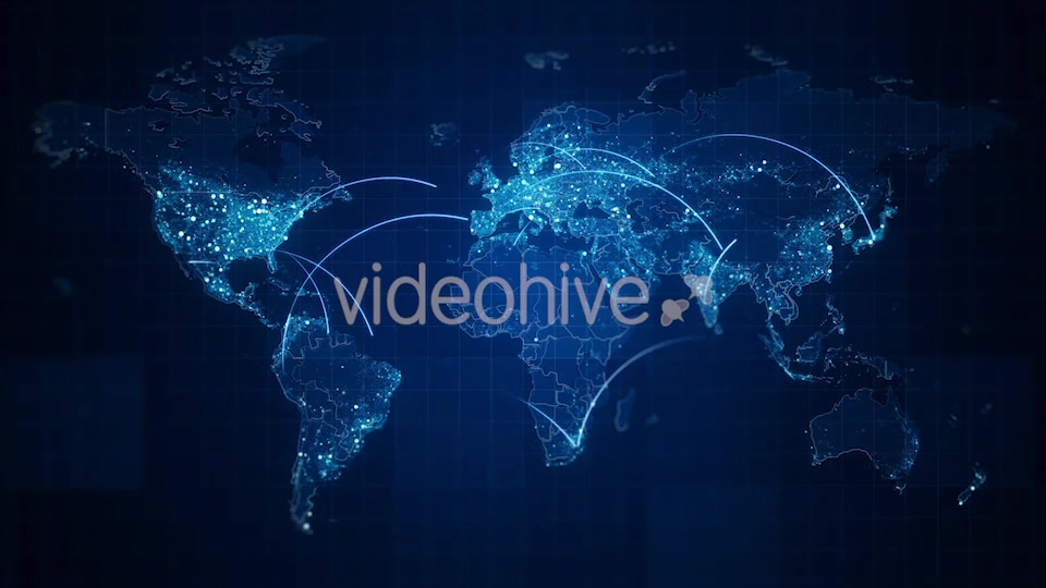 Pack of Connection World Maps Loop 4K Videohive 19633228 Motion Graphics Image 5