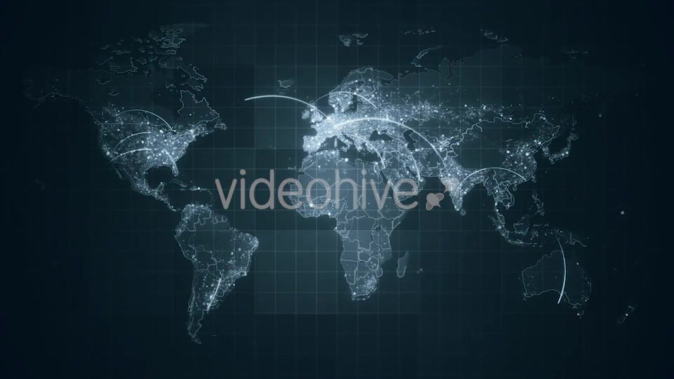 Pack of Connection World Maps Loop 4K Videohive 19633228 Motion Graphics Image 7