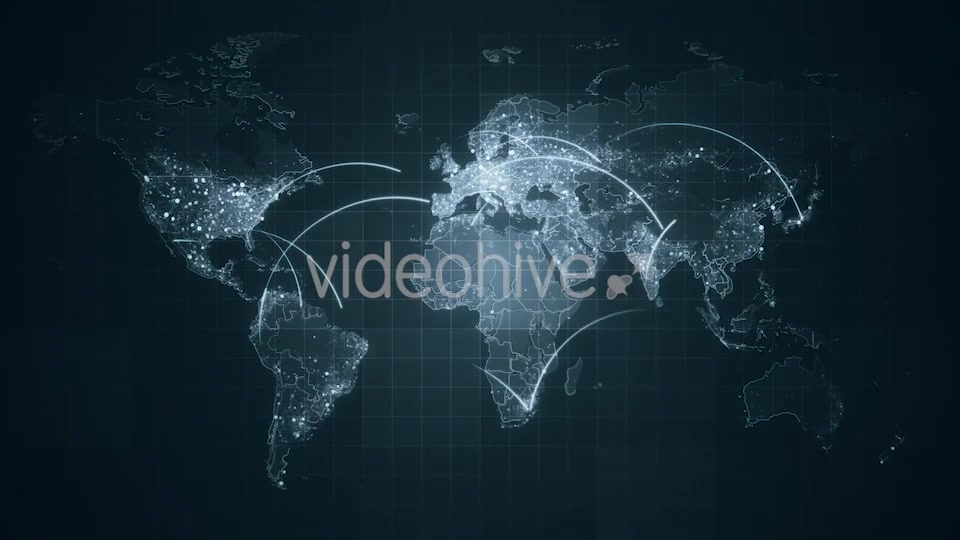 Pack of Connection World Maps Loop 4K Videohive 19633228 Motion Graphics Image 8