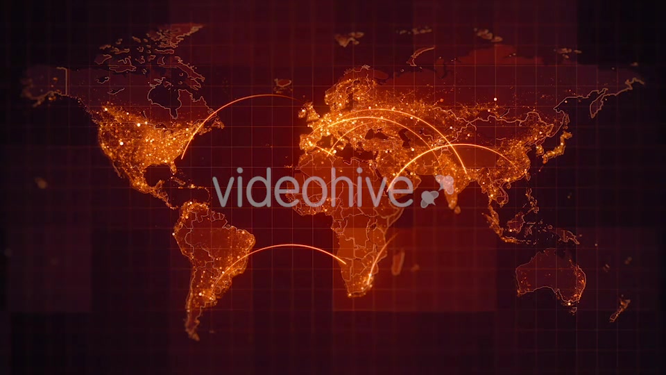 Pack of Connection World Maps Loop HD Videohive 19633350 Motion Graphics Image 3
