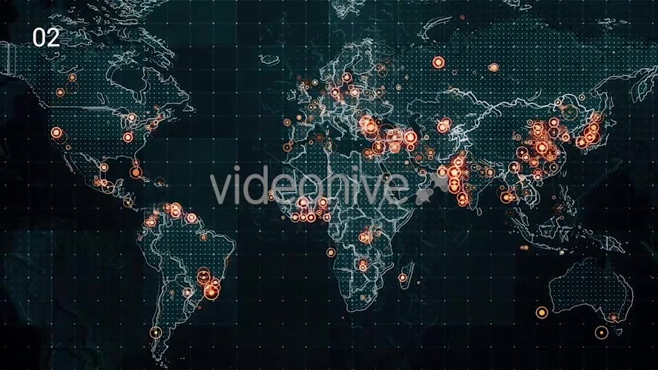 Pack of Two Increases Diagrams on the World Map 4K Videohive 18506434 Motion Graphics Image 6