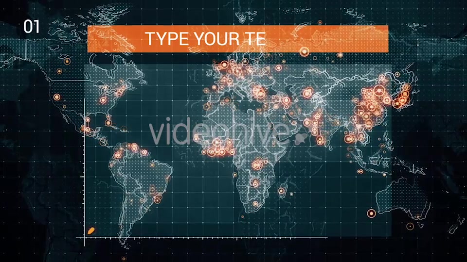 Pack of Two Increases Diagrams on the World Map HD Videohive 19752345 Motion Graphics Image 3