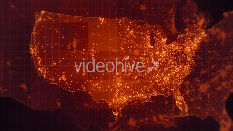 Pack of USA Global Maps Loop 4K Videohive 19640182 Motion Graphics Image 7