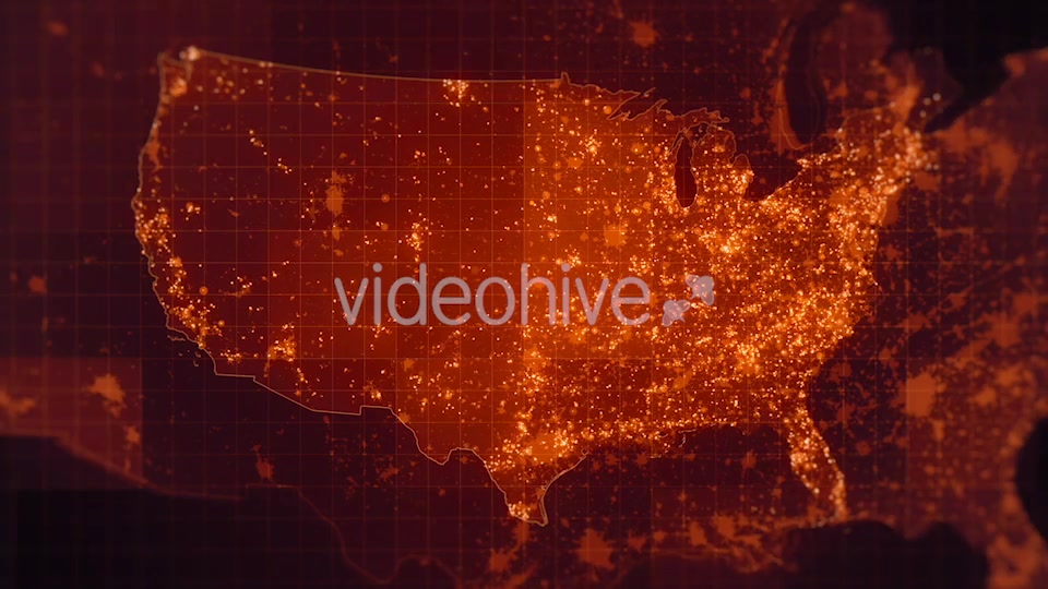 Pack of USA Global Maps Loop 4K Videohive 19640182 Motion Graphics Image 8
