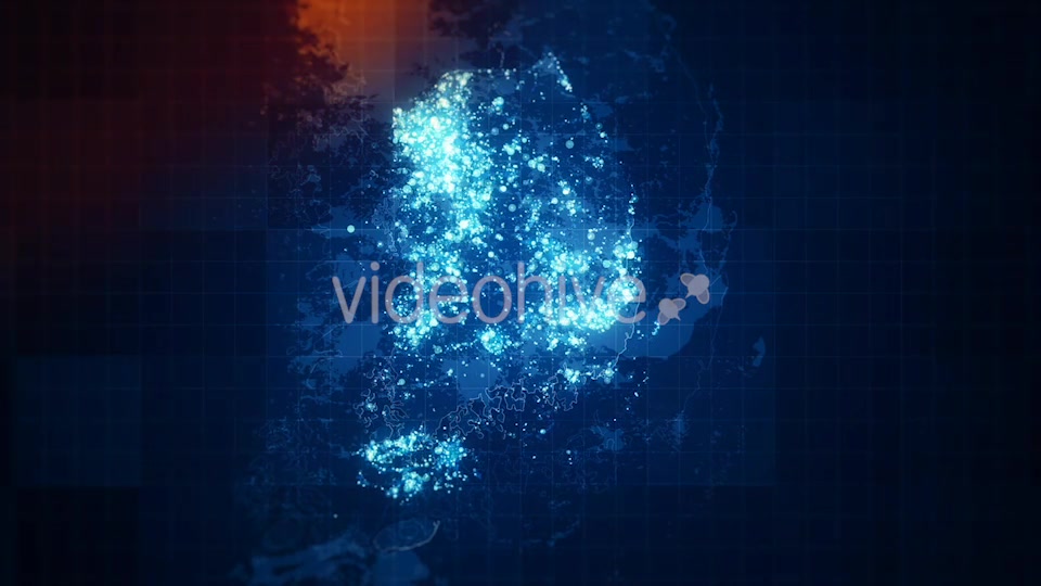 Pack South Korea Maps Night Lighting HD Videohive 21050549 Motion Graphics Image 4