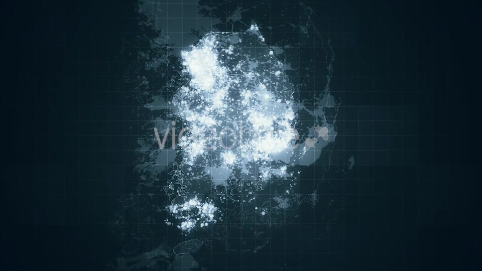 Pack South Korea Maps Night Lighting HD Videohive 21050549 Motion Graphics Image 9