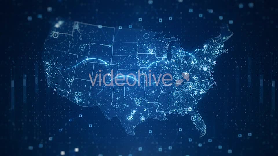 Pack Technological USA Maps 4K Videohive 20891145 Motion Graphics Image 2
