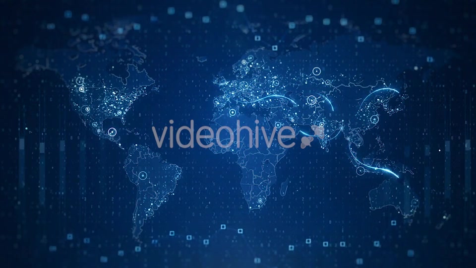 Pack Technological World Maps 4K Videohive 20860752 Motion Graphics Image 3