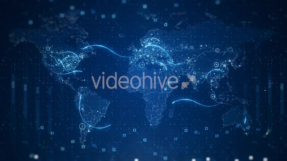 Pack Technological World Maps 4K Videohive 20860752 Motion Graphics Image 4