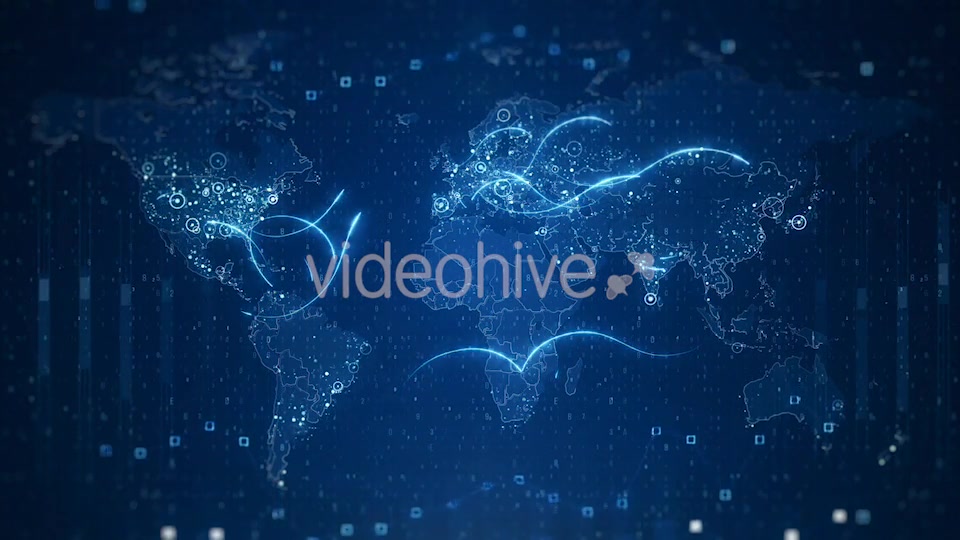 Pack Technological World Maps 4K Videohive 20860752 Motion Graphics Image 5