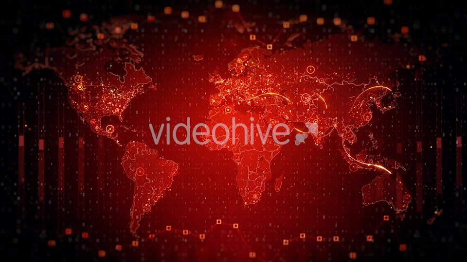 Pack Technological World Maps 4K Videohive 20860752 Motion Graphics Image 7