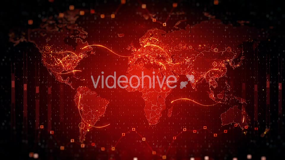 Pack Technological World Maps 4K Videohive 20860752 Motion Graphics Image 8