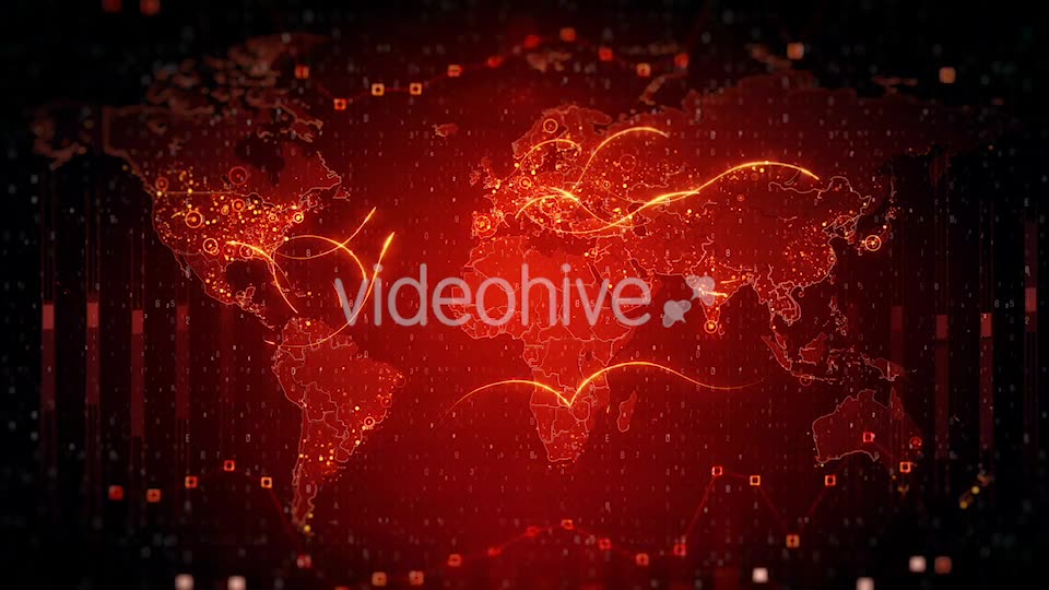Pack Technological World Maps 4K Videohive 20860752 Motion Graphics Image 9