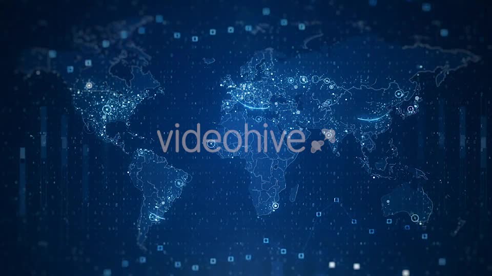 Pack Technological World Maps HD Videohive 20891125 Motion Graphics Image 1