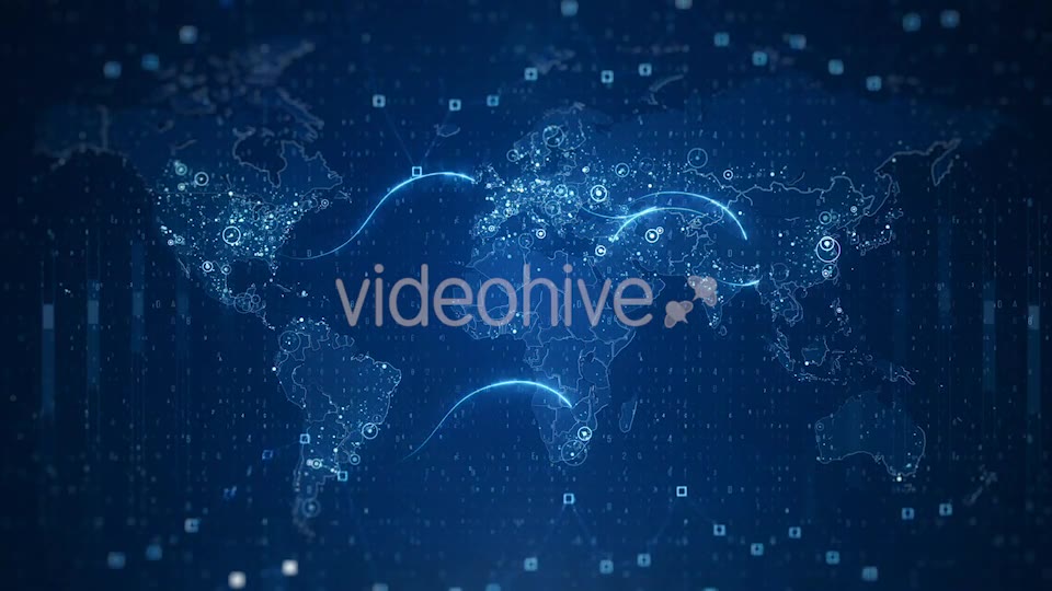 Pack Technological World Maps HD Videohive 20891125 Motion Graphics Image 2